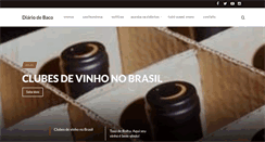 Desktop Screenshot of diariodebaco.com.br