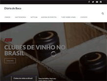Tablet Screenshot of diariodebaco.com.br